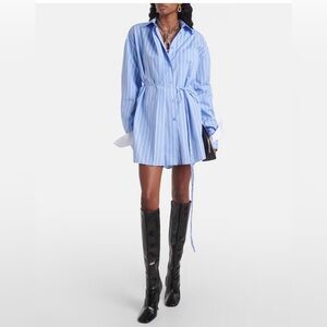 SPORTMAX
Firma striped cotton shirt dress